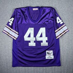 Vintage Mitchell & Ness 1975 Minnesota Vikings Chuck Foreman Jersey Size L 48